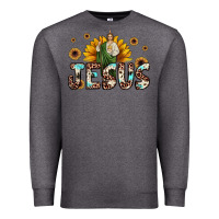 Charcoal Heather jesus san judas Premium Sweatshirt - JahusDesignShop