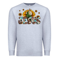 Heather Grey jesus san judas Premium Sweatshirt - JahusDesignShop