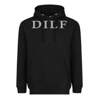Black dilf Heavyweight Hoodie - linhVisuals