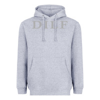 Heather Grey dilf Heavyweight Hoodie - linhVisuals