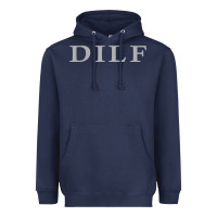 Navy dilf Heavyweight Hoodie - linhVisuals