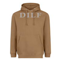 Toasted Coconut dilf Heavyweight Hoodie - linhVisuals