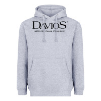 Heather Grey davios steakhouse Heavyweight Hoodie - linhVisuals