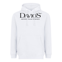 White davios steakhouse Heavyweight Hoodie - linhVisuals