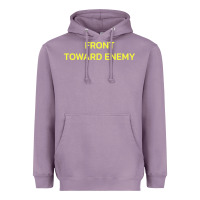 Front Toward Enemy Heavyweight Hoodie | Teevron