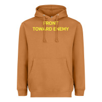 Meerkat FRONT TOWARD ENEMY Heavyweight Hoodie - linhVisuals