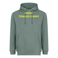 Sage FRONT TOWARD ENEMY Heavyweight Hoodie - linhVisuals