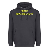 Smoke FRONT TOWARD ENEMY Heavyweight Hoodie - linhVisuals