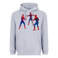 Heather Grey spidey meme Heavyweight Hoodie - linhVisuals