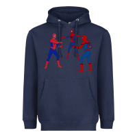 Navy spidey meme Heavyweight Hoodie - linhVisuals