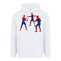 White spidey meme Heavyweight Hoodie - linhVisuals