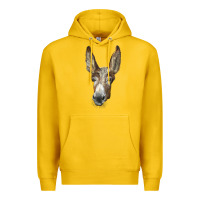 Lemon american mammoth jackstock donkey  face Premium Hoodie - LillyAllenDesigns