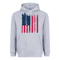 Heather Grey correctional officer shirts   correctional prison officer thin silver Heavyweight Hoodie - linhVisuals