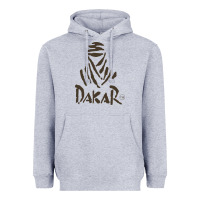 Heather Grey dakar Heavyweight Hoodie - linhVisuals