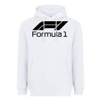 White formula 1 Heavyweight Hoodie - linhVisuals