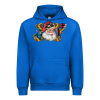 Cobalt santa joy with sunflowers Urban Hoodie - RanaPortraitStore