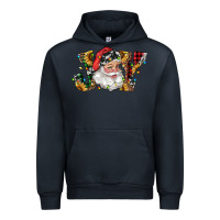Navy santa joy with sunflowers Urban Hoodie - RanaPortraitStore
