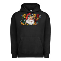 Pigment Black santa joy with sunflowers Urban Hoodie - RanaPortraitStore