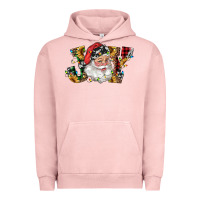 Pigment Salmon santa joy with sunflowers Urban Hoodie - RanaPortraitStore