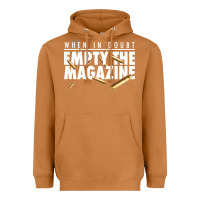 Meerkat when in doubt empty the magazine Heavyweight Hoodie - linhVisuals