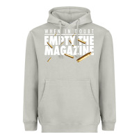 Moon Dust when in doubt empty the magazine Heavyweight Hoodie - linhVisuals