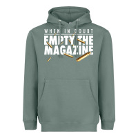 Sage when in doubt empty the magazine Heavyweight Hoodie - linhVisuals