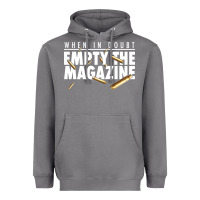 Storm when in doubt empty the magazine Heavyweight Hoodie - linhVisuals