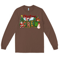 Chestnut Christmas Crew Long Sleeve Tee - FaDigitalArtStudio