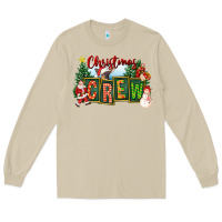 Mushroom Christmas Crew Long Sleeve Tee - FaDigitalArtStudio