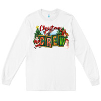 White Christmas Crew Long Sleeve Tee - FaDigitalArtStudio