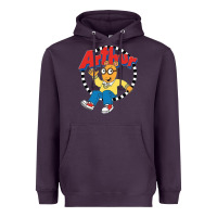 Plum Funko Up Arthur Heavyweight Hoodie - linhVisuals