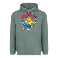 Sage Funko Up Arthur Heavyweight Hoodie - linhVisuals
