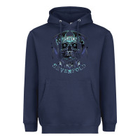 Navy avenged sevenfold 07 Heavyweight Hoodie - linhVisuals