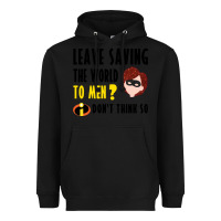 Black the incredibles glitter Heavyweight Hoodie - linhVisuals