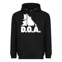 Black the doa punk new silhouette design Heavyweight Hoodie - linhVisuals