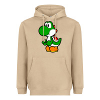 Mushroom Yoshi Green Heavyweight Hoodie - linhVisuals