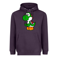 Plum Yoshi Green Heavyweight Hoodie - linhVisuals