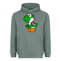 Sage Yoshi Green Heavyweight Hoodie - linhVisuals