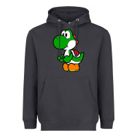 Smoke Yoshi Green Heavyweight Hoodie - linhVisuals
