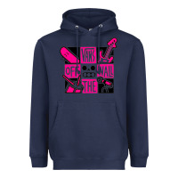 Navy #vans music Heavyweight Hoodie - linhVisuals