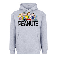 Heather Grey the peanuts Heavyweight Hoodie - linhVisuals