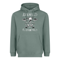 Sage avenged sevenfold 42 Heavyweight Hoodie - linhVisuals