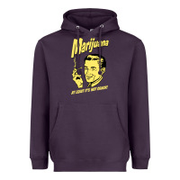 Plum the marijuana weed Heavyweight Hoodie - linhVisuals