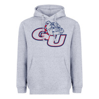 Heather Grey gonzaga bulldogs Heavyweight Hoodie - linhVisuals