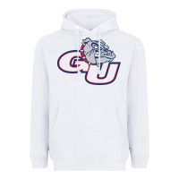 White gonzaga bulldogs Heavyweight Hoodie - linhVisuals