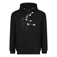 Black the modest mouse Heavyweight Hoodie - linhVisuals