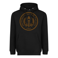 Black University of the Pacific Heavyweight Hoodie - linhVisuals