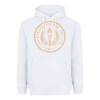 White University of the Pacific Heavyweight Hoodie - linhVisuals