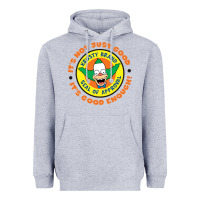 Heather Grey krusty the clown Heavyweight Hoodie - linhVisuals