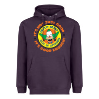 Plum krusty the clown Heavyweight Hoodie - linhVisuals